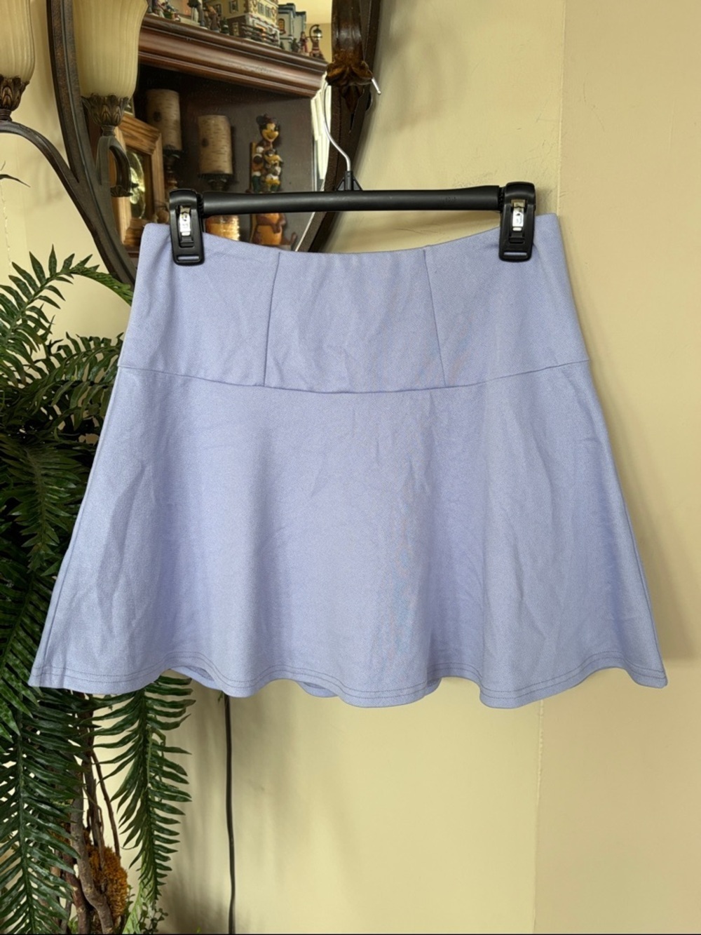 Noisy May Lavender Purple Flowy Circle Skirt Sporty Tennis Skort Built-In Shorts